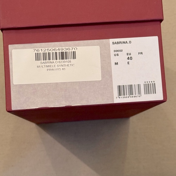 BALLY Sabrina. O Multimiele Logo Slides - Women’s Size 9.5 (EU 40) - New In Box - Picture 6 of 8
